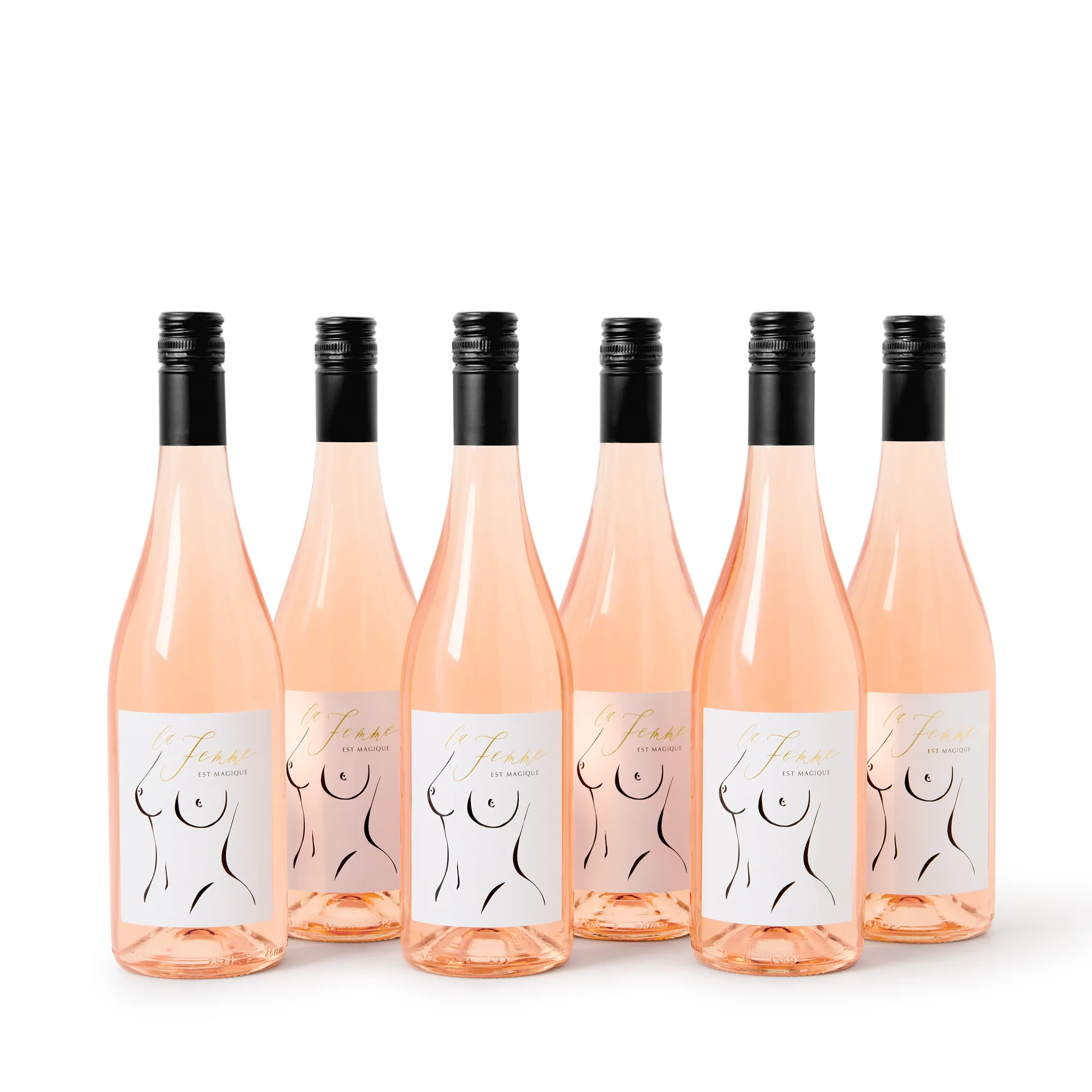 La Femme est Magique, 6 x 750ml · ROSÉ · 12.5% ABV