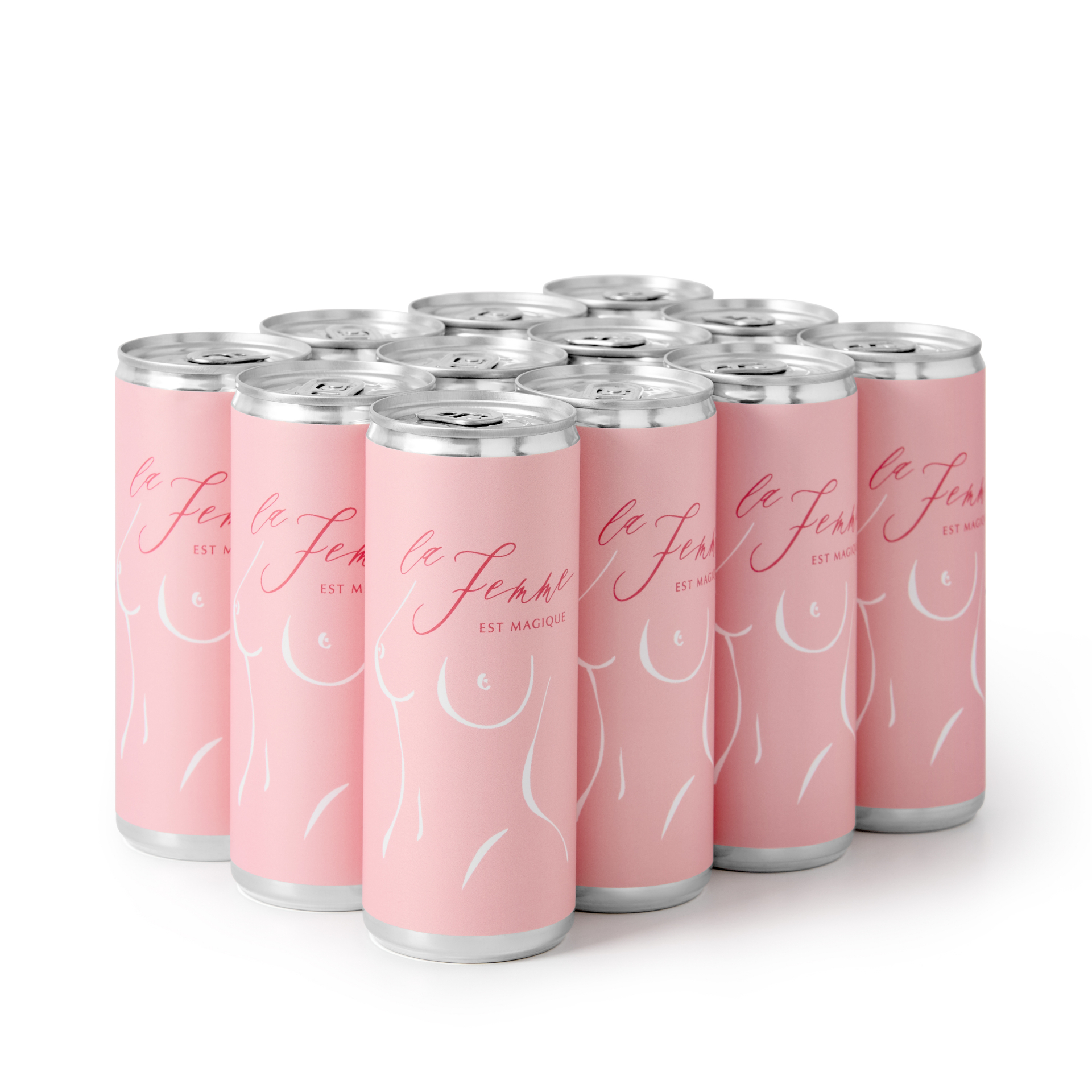 La Femme est Magique, 12 x 250ml cans · ROSÉ · 12.5% ABV